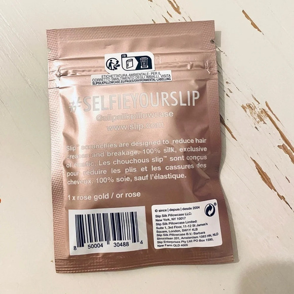 Slip - Pure Silk Rose Gold Scrunchie - Picture 2 of 2